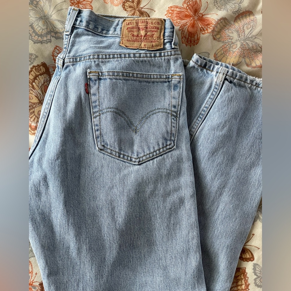 Vintage light wash 505 levis